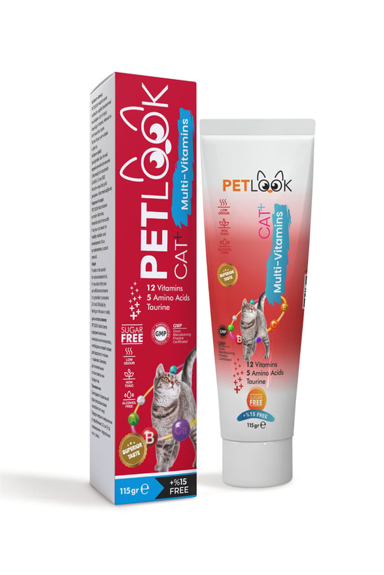 Petlook Multivitamin Kedi Maltı 115 Gr, Kedi Malti, Kedi Ödülü ve Kedi Vitamini