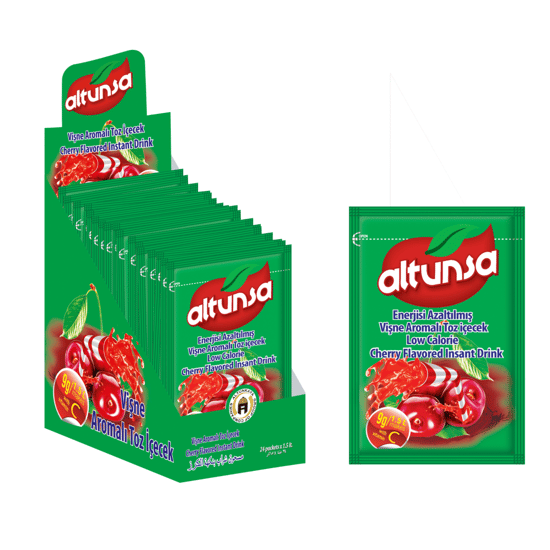 Altunsa Vişne Aromalı 9 Gr X 24 Adet Soğuk Toz İçecek