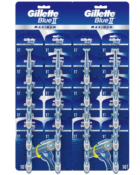 Gillette Blue 2 Maximum Tıraş Bıçağı 20'li Kartela