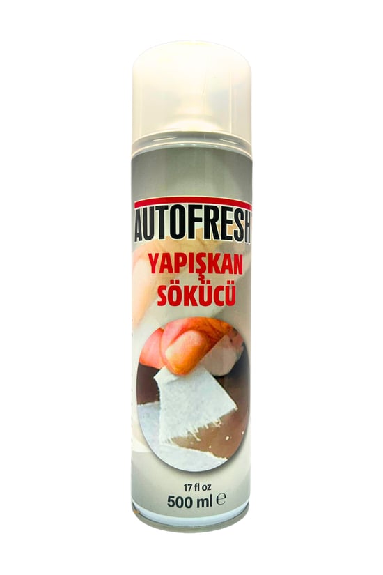 Autofresh Yapışkan Sökücü Etiket Folyo Temizleyici Label Remover Sprey 500 Ml