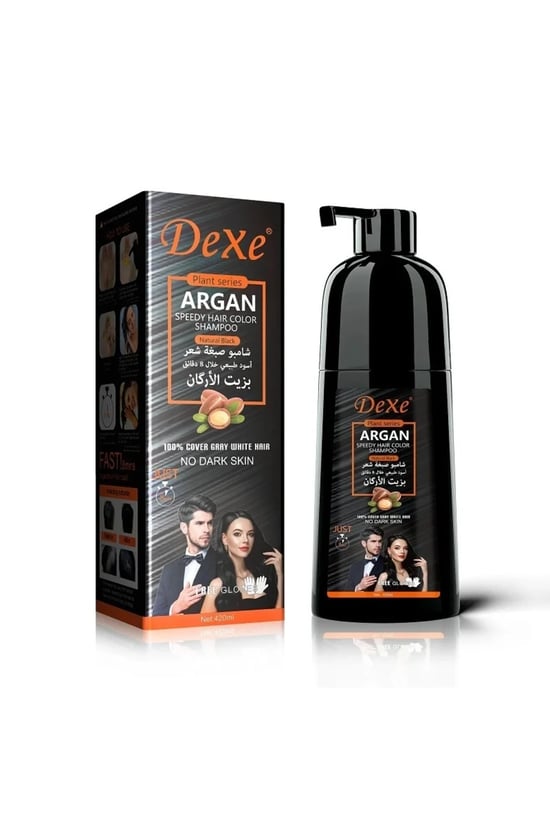 Dexe Siyaha Boyayan Şampuan Argan 420 Ml.