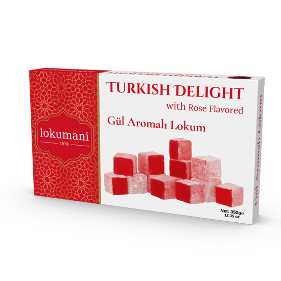 Lokumani Gül Aromalı Lokum 350 Gr
