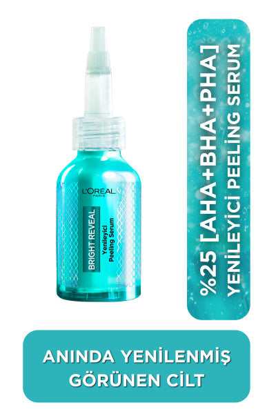 Loreal Bright Reveal Koyu Lekelere Karşı Hızlı Etkili Yenileyici Peeling Serum 25ml