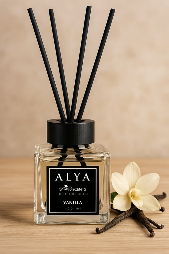 Alya Nature's Scents Vanilla Bambu Çubuklu Oda Kokusu - Vanilya Kokusu