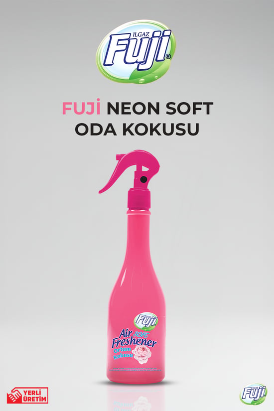 Fuji Soft Oda Spreyi 400 Ml - Air Freshener Neon Pembe Çiçekler Kokusu