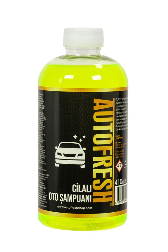 Autofresh Araç Konsantre Cilalı Oto Araba Yıkama Şampuanı 410 Ml