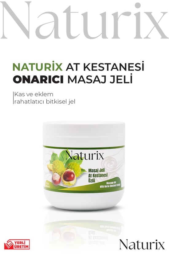 Naturix At Kestanesi Özlü Masaj Jeli 500 Ml