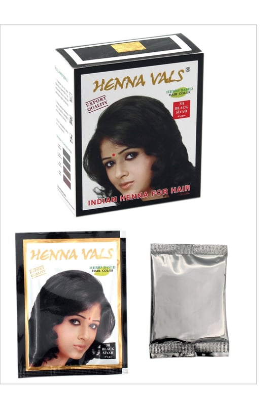 Henna Vals Saç Kına Siyah