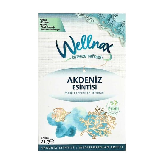 Wellnax Dolap Çekmece Ferahlatıcı Akdeniz Esint Oda Kokusu