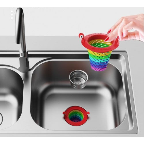 DİYARI FIRSAT Renkli 6 Kademeli Lavabo Süzgeci
