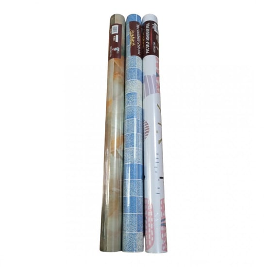 Lale 3 Metre Yapışkanlı Folyo-desenli