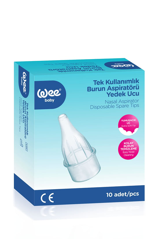 Wee Baby Burun Aspiratörü Nasal Yedek Ucu 10 Adet
