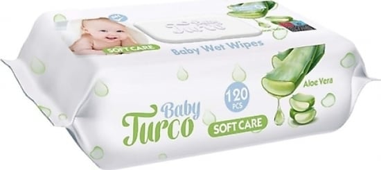 Baby Turco Softcare Aloe Vera İslak Bebek Havlusu 120 Li