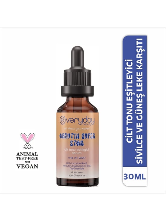 Everyday Beauty Arbutin Super Star Cilt Tonu Eşitleyici Serum 30 Ml
