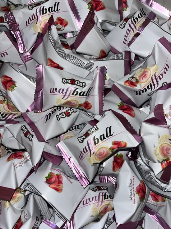Let İt Go 5 Kg Dökme Bayramlik Özel Ürün Wafer Balls Çİlek