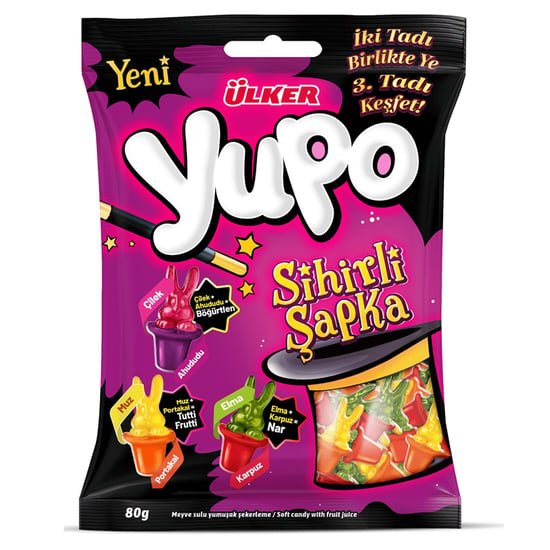 Ülker Yupo Meyveli Yumuşak Şeker 80 Gr