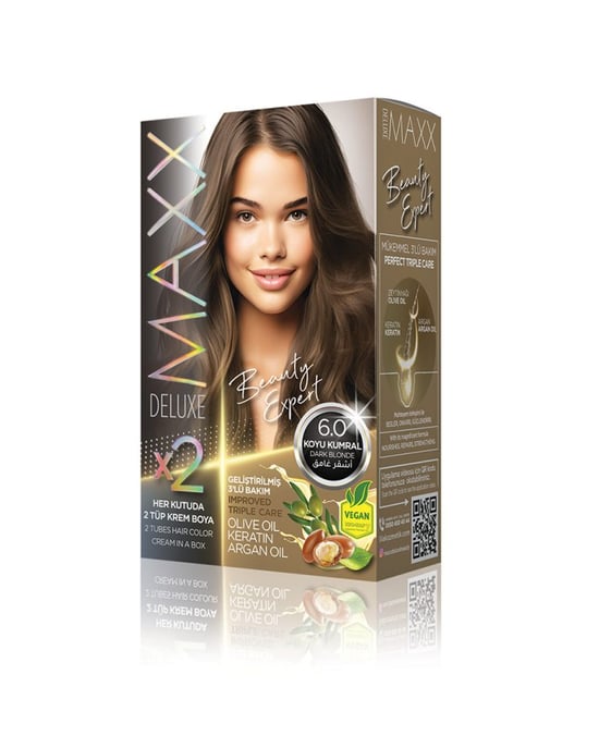 Maxx Deluxe Beauty Expert Set Saç Boyası 6.0 Koyu Kumral