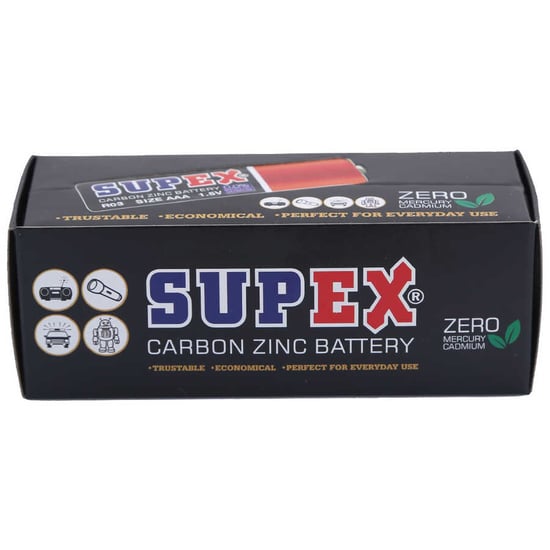 Supex R03/aaa Çinko Karbon İnce Kalem Pil 60 Lı Kutu