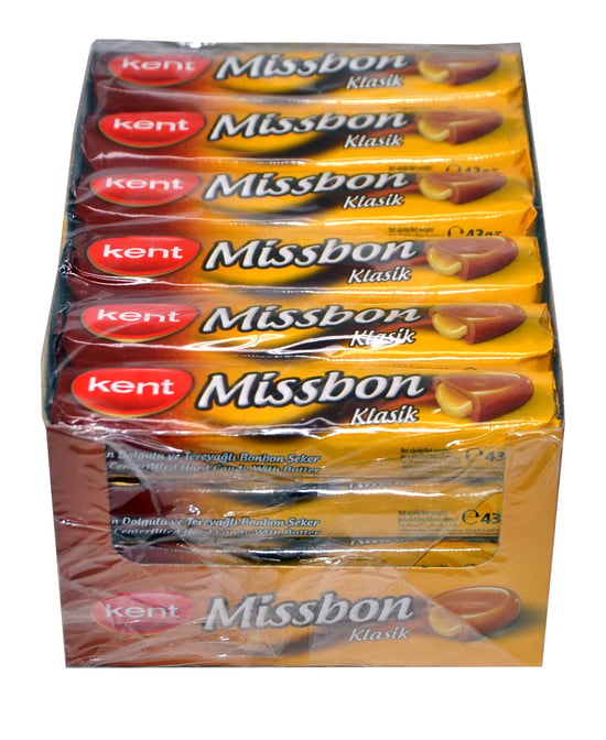 Missbon Şeker 43 Gr 24'lü Paket Klasik Tereyağlı