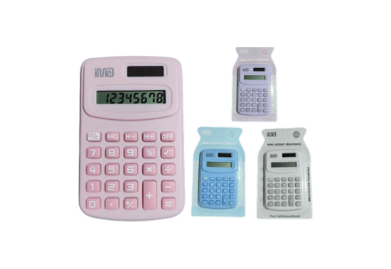 İma Renkli Mini Hesap Makinesi