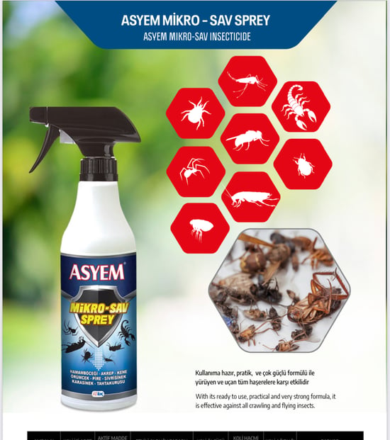 Asyem Mi̇kro-sav Sprey 450 Ml