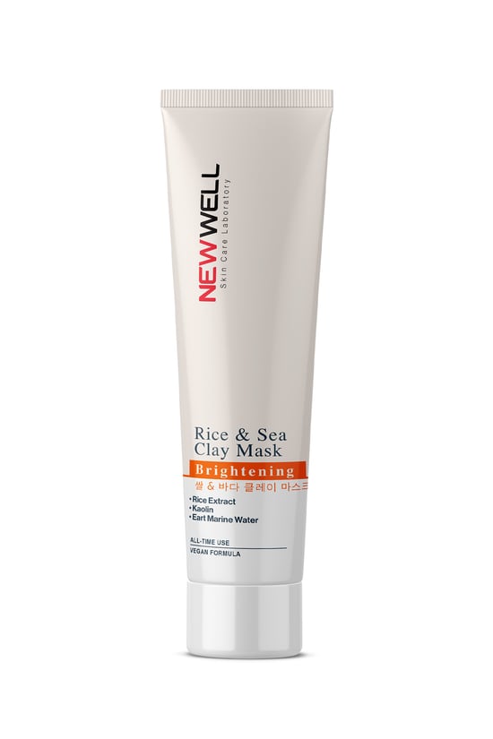 New Well Rice & Sea Clay Mask Pirinç ve Deniz Özlü Kil Maskesi 100 Ml