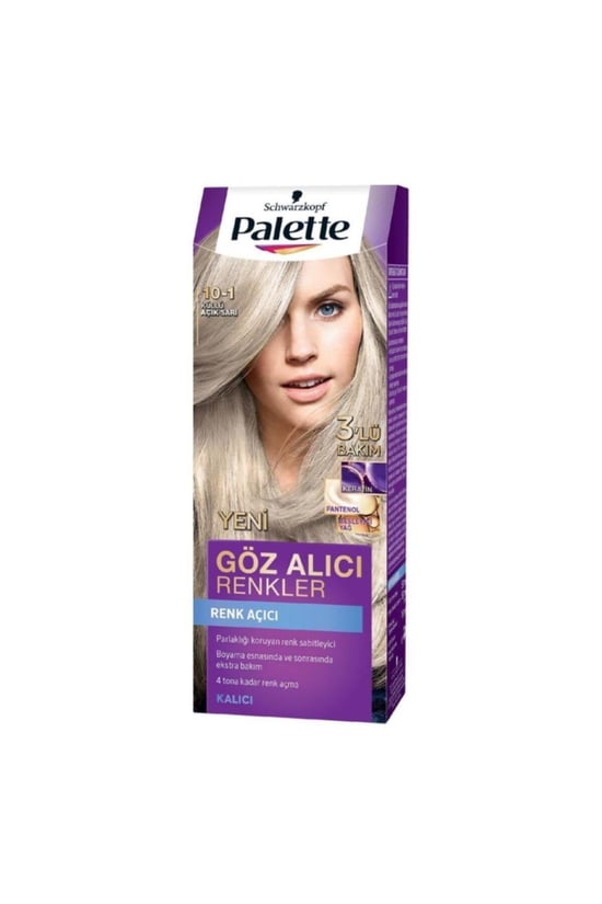Palette Saç Boyası Göz Alıcı Renkler 10-1 Küllü Açık Sarı Kadın Saç Boyası
