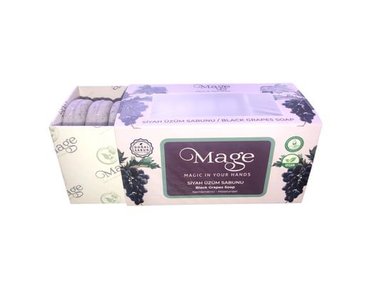 Mage Doğal Siyah Üzüm Sabunu 160gr - 8x20 Gr