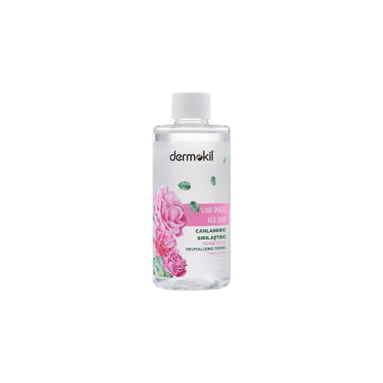 Dermokil % 100 Doğal Gül Suyu Canlandırıcı, Sıkılaştırıcı Tonik Etkili Gül Suyu 200 Ml