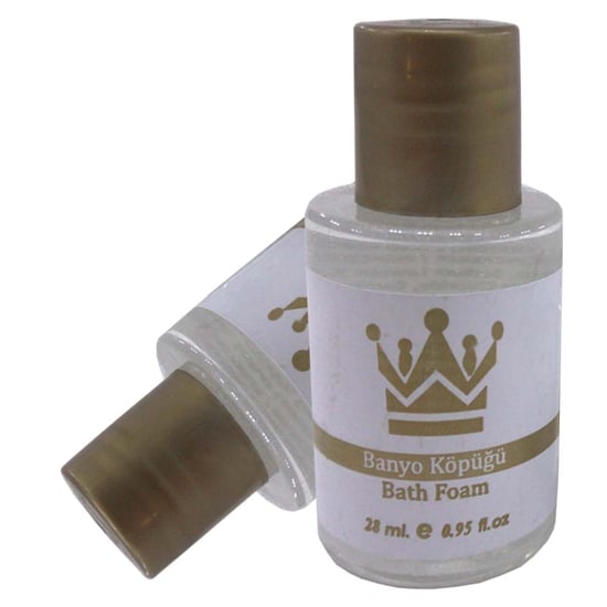 Private 100 Adet Jakuzi Banyo Köpüğü Etiketli Otel Tipi Mini 30 Ml Silindir Şişe Tek Kullanımlık Kullan At