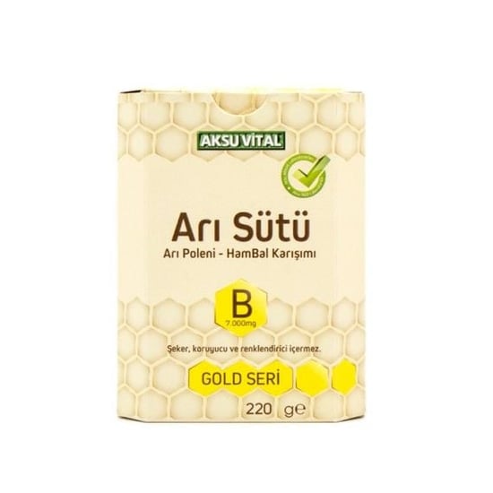 Aksuvital Arı Sütü Bal Polen Çocuk 7.000 Mg
