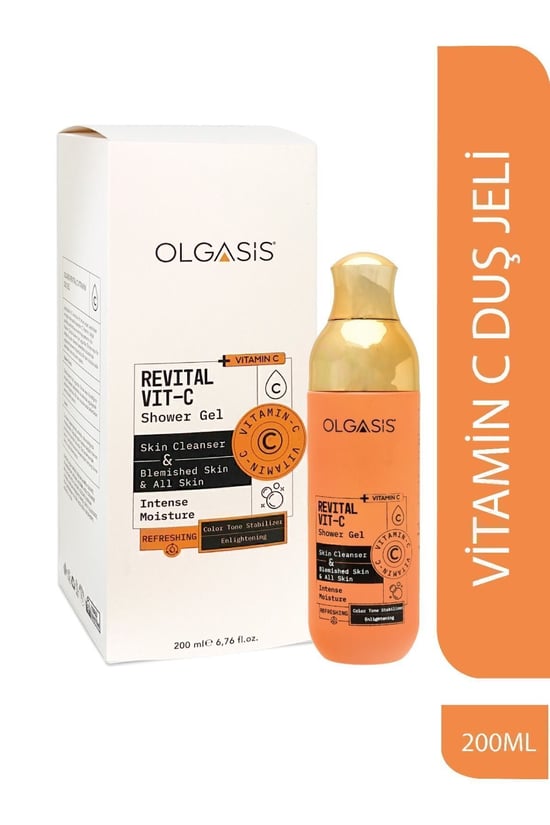 Olgasis Revital Vitamin C Duş Jeli - Pürüzsüzleştirici, Canlandırıcı ve Nemlendirici Etki - 200 Ml