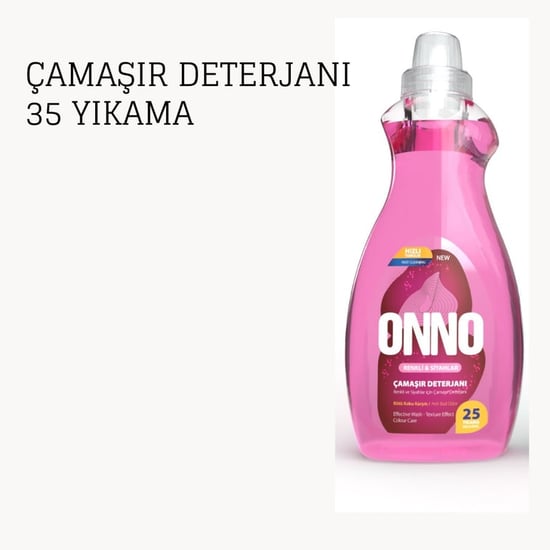 Onno Sıvı Çamaşır Deterjanı (renkli ve Beyazlar – 35 Yıkama)