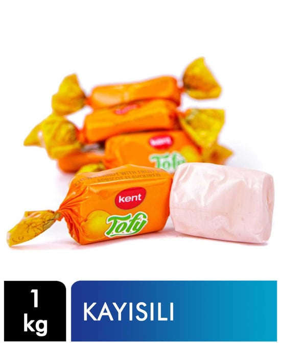 Kent Tofy Bayram Şekeri 1 kg Kayısılı