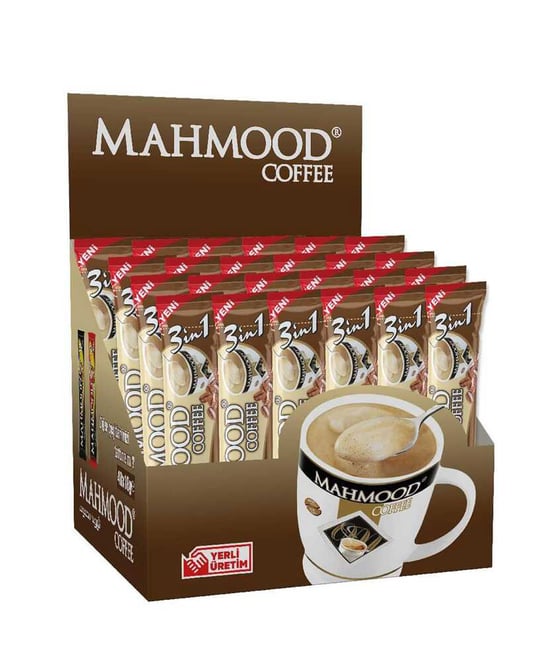 Mahmood 3'ü 1 Arada 18 Gr Sütlü Köpüklü X 48 Adet Çözünebilir Kahve