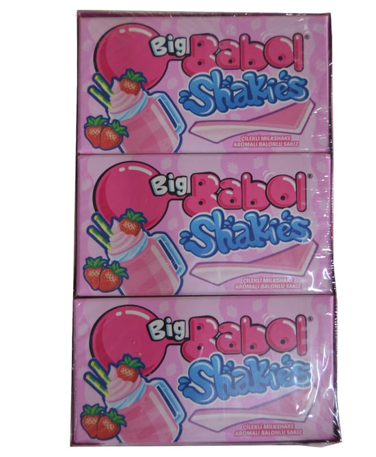 Big Babol Cüzdan Shakıes Çilekli Milkshake 26 Gr X 18'li