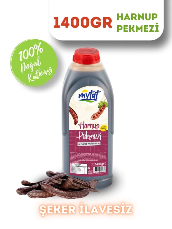 Mytat Doğal Katkısız Harnup Pekmezi 1400 Gr