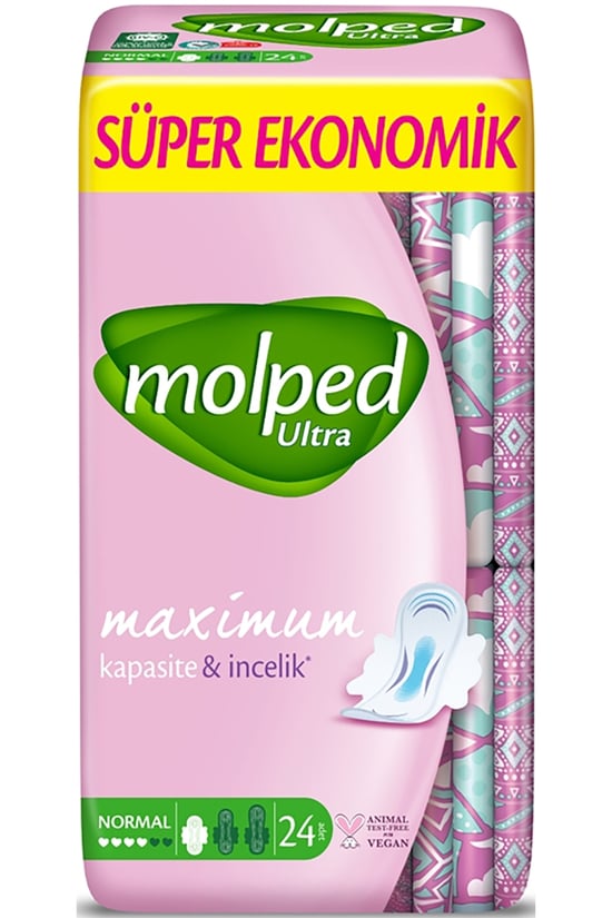 Molped Ultra Hijyenik Ped Anatomik Normal Süper Ekonomik 24 lü