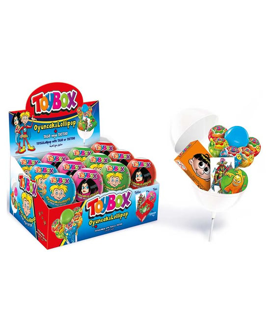 Toybox Oyuncaklı Lolipop Şekerleme 11 Gr X 12'li Paket