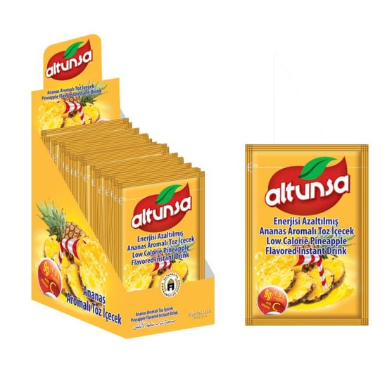 Altunsa Ananas Aromalı 9 Gr X 24 Adet Soğuk Toz İçecek