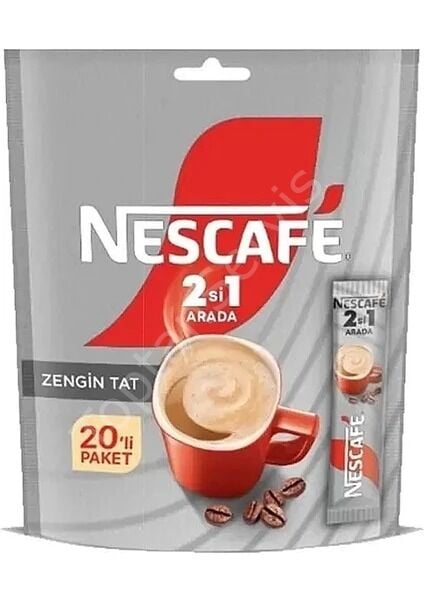 Nescafe 2+1 Kahve 20'li Poşet