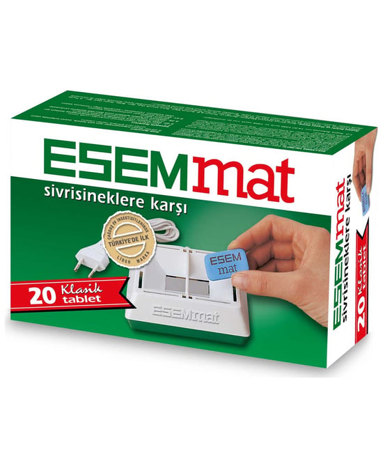 Esemmat Sivrisinek Kovucu 20 Tablet