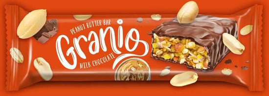 Hünnap Granio Yer Fistiği Ezmeli Çikolata Kaplamali Bar 40gr