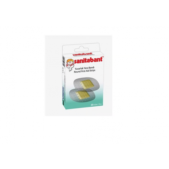 Sanitabant 660 Yuvarlak Yarabandı 22mm 20 Adet