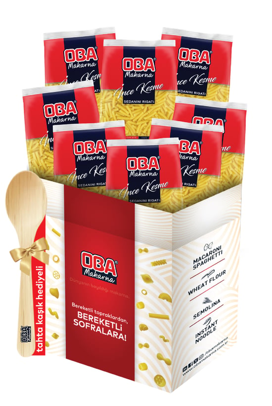 Oba Makarna İnce Kesme 500 Gr * 8 Adet