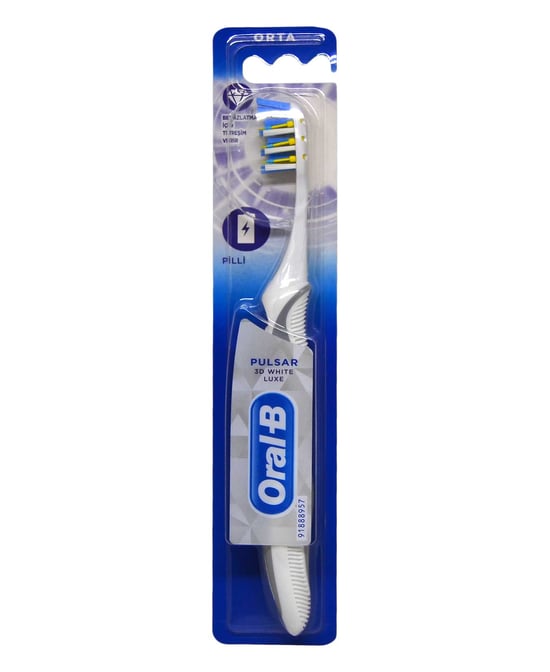 Oral-b Titreşimli Diş Fırçası Pulsar 3 Boyutlu Beyazlık Luxe 35 Orta