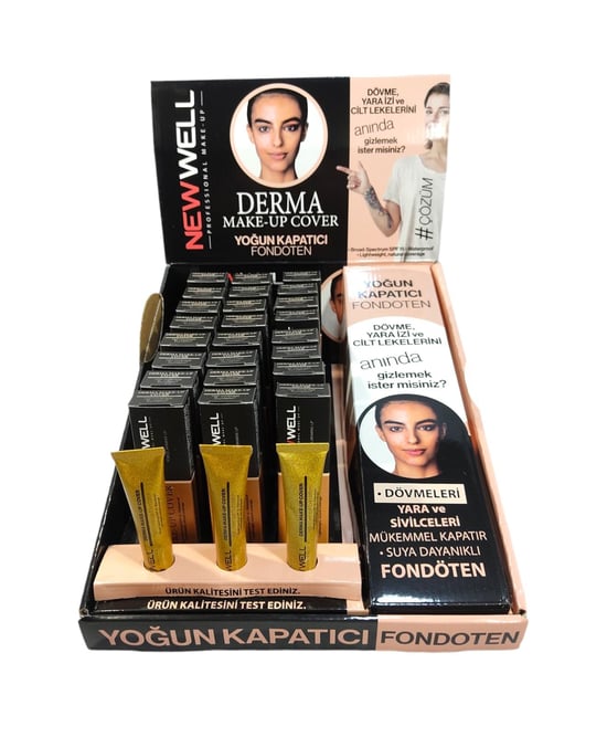 New Well Derma Cover Fondöten (1-2-3 Numaralı Seriler)