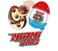 Oyal Miami Cars Krem Çikolatalı Sürpriz Oyuncaklı Yumurta 10gr 24'lü