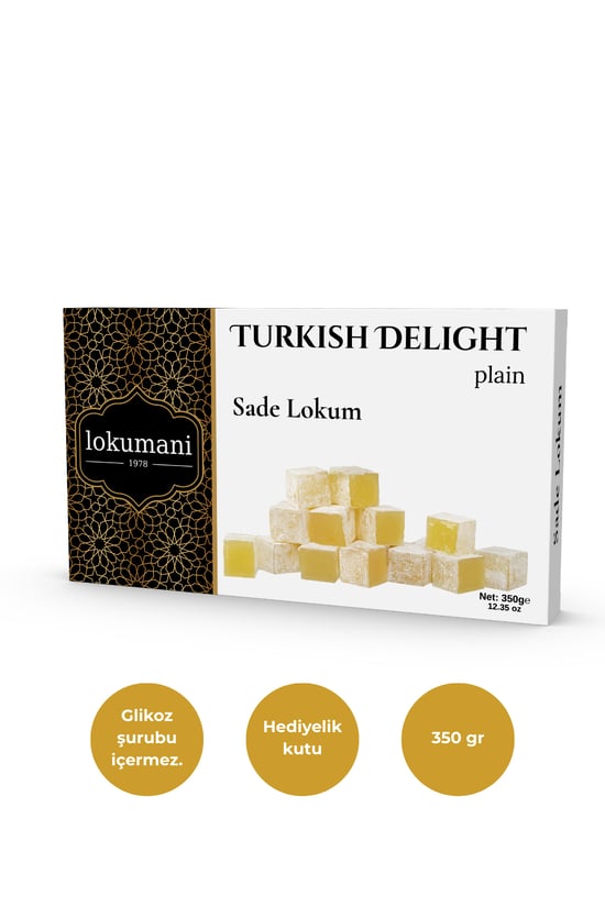Lokumani Sade Lokum 350 Gr