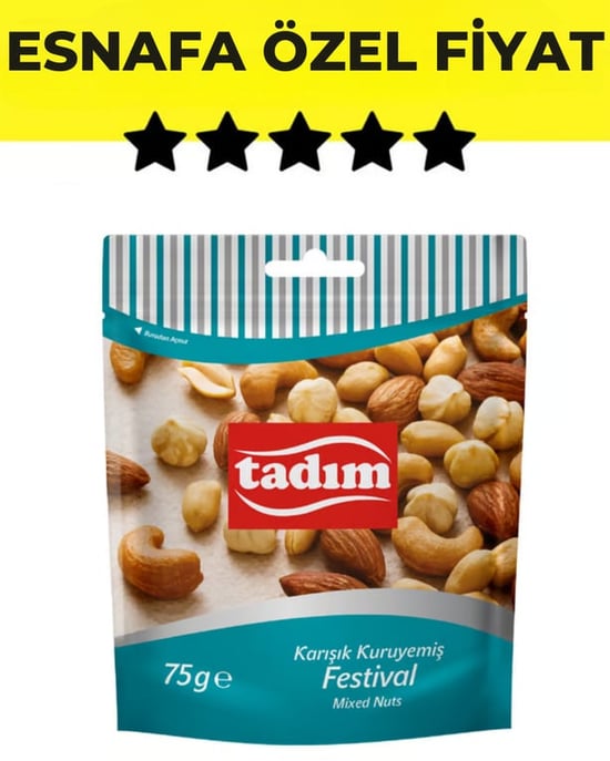 Tadım Festival Kuruyemiş 75 Gr